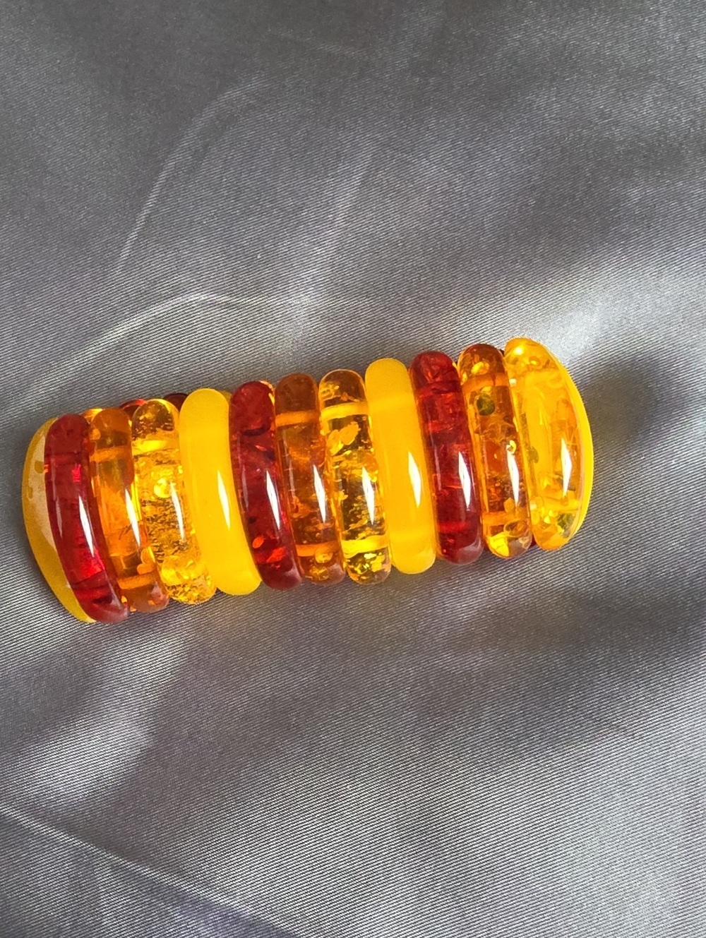 Boho Amber Multi Stretch Bracelet